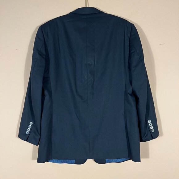 Calvin Klein Mens 100% Wool Black Jacket - Picture 4 of 8